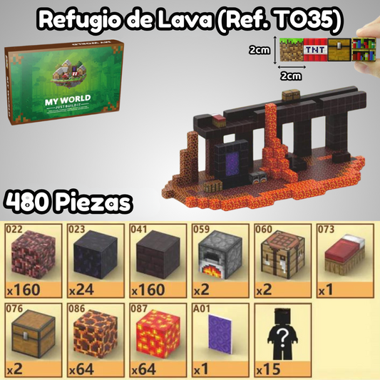 Refugio de Lava - 480 Piezas