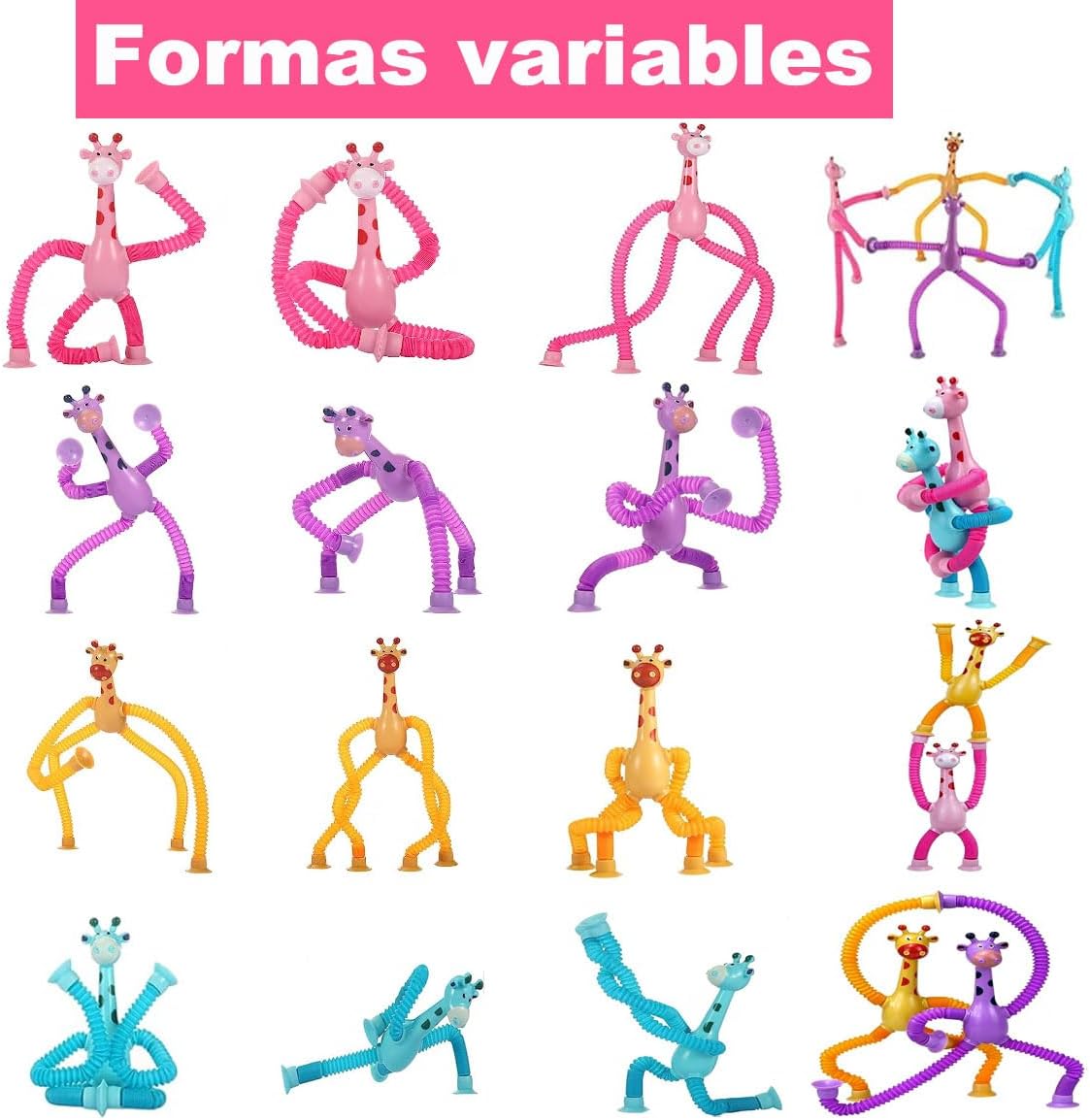 Jirafas Divertidas 4x1