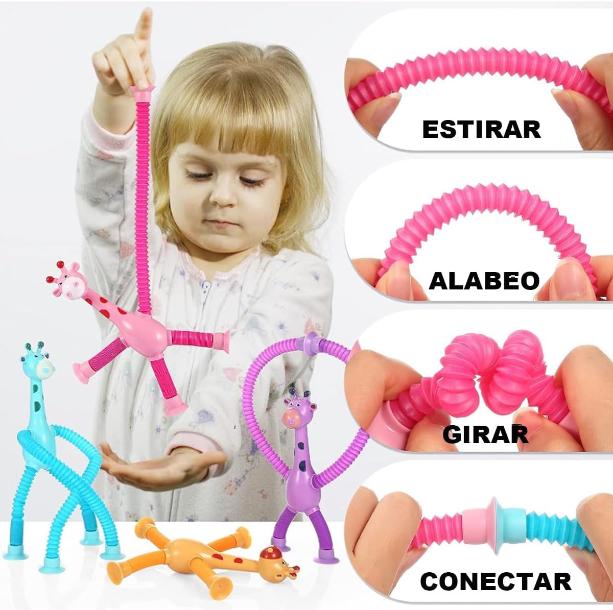 Jirafas Divertidas 4x1