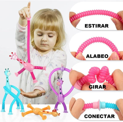 Jirafas Divertidas 4x1