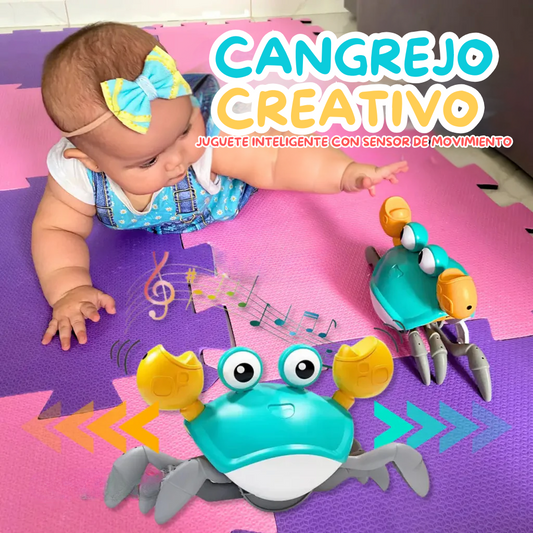 Cangrejo Creativo con Sensor, Música y Luces